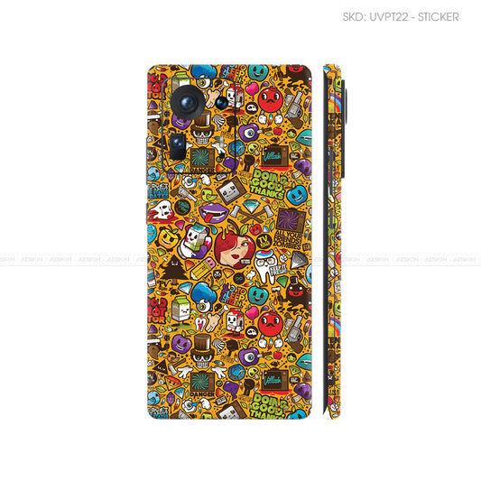 Dán Skin Điện Thoại Xiaomi Mi Mix Series Vân Nổi Sticker 05 | UVPT22