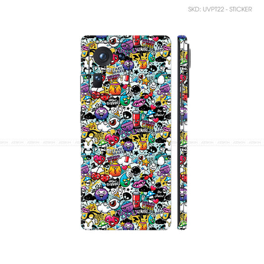 Dán Skin Điện Thoại Xiaomi Mi Mix Series Vân Nổi Sticker 06 | UVPT22
