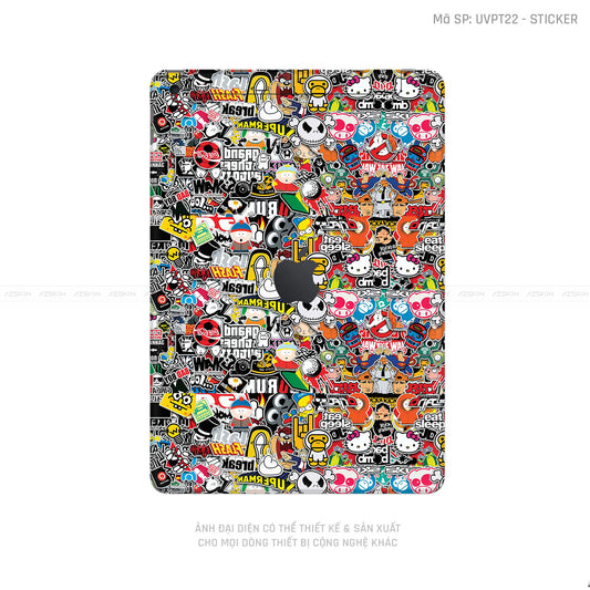 Dán Skin IPad Gen Series Vân Sticker 01 | UVPT22