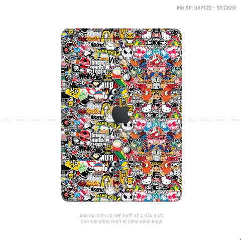 Dán Skin IPad Gen Series Vân Sticker 01 | UVPT22