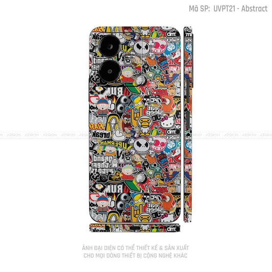 Dán Skin Vivo Y Series Vân Sticker 01 | UVPT22
