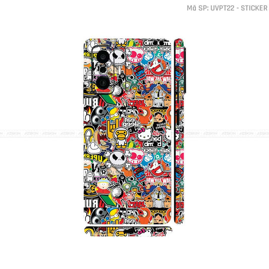 Dán Skin Xiaomi 11 Series Vân Nổi Sticker 01 | UVPT22