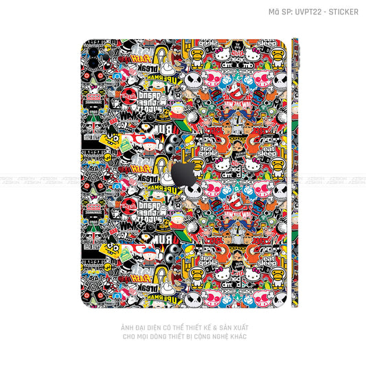 Dán Skin IPad Air Series Vân Sticker 01 | UVPT22