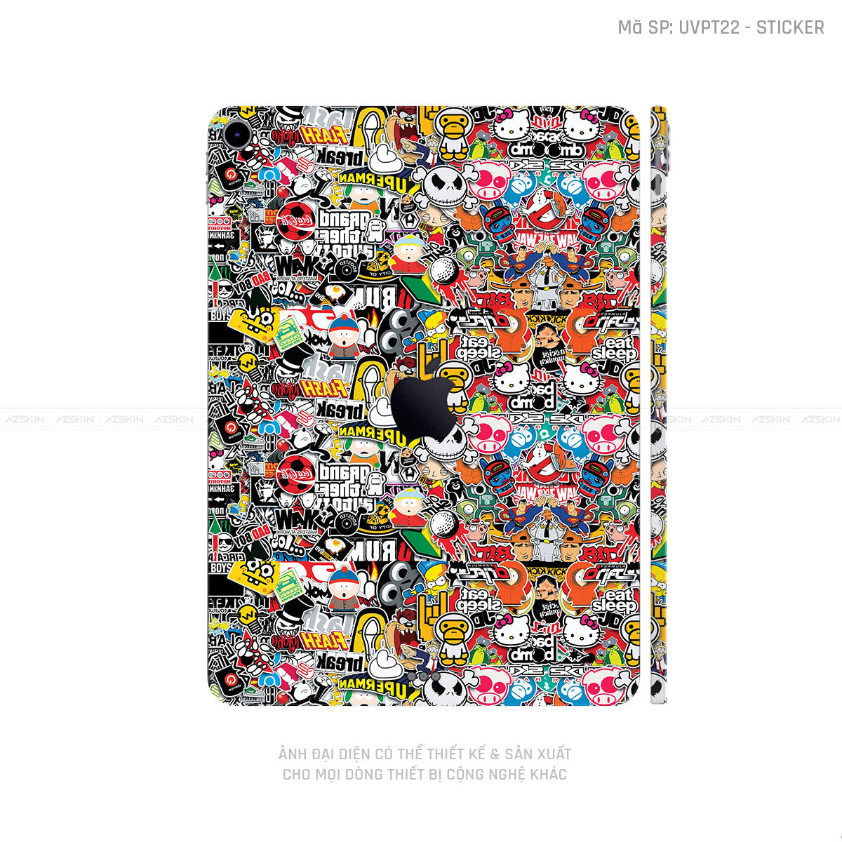 Ipad Mini Back Sticker Layout Dán Skin IPad Mini Series Vân Sticker 01 | UVPT22 – AZSKIN.VN