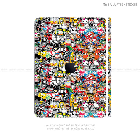 Dán Skin IPad Mini Series Vân Sticker 01 | UVPT22