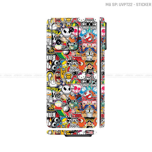 Dán Skin Xiaomi 14 Series Vân Nổi Sticker 01 | UVPT22