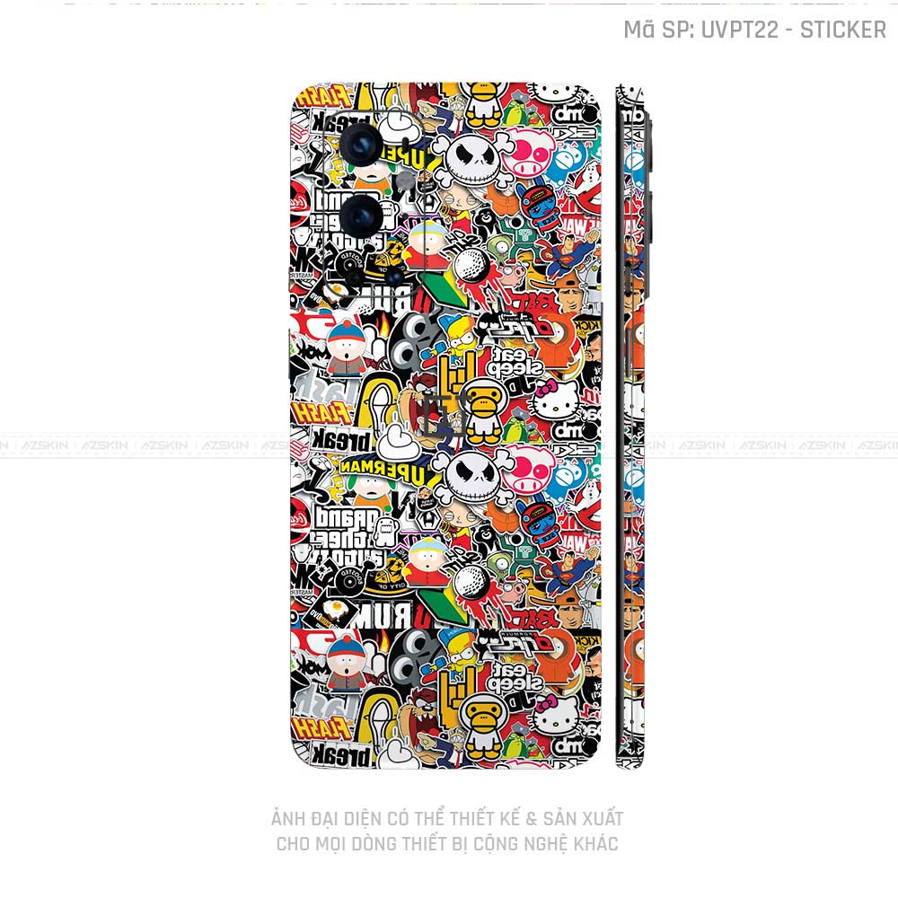 Dán Skin Oneplus 8/9 Series Vân Sticker 01 | UVPT22