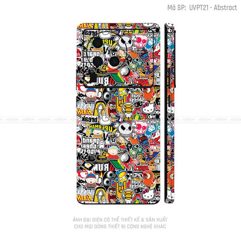 Dán Skin Vivo X Series Vân Sticker 01 | UVPT22