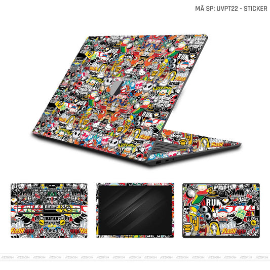 Dán Skin Macbook Vân Nổi Sticker 01 | UVPT22