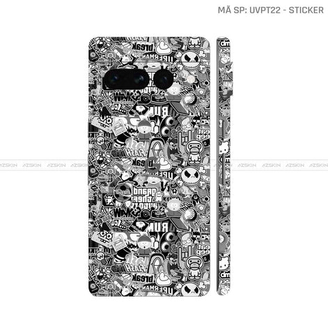 Dán Skin Google Pixel 8 Series Vân Sticker 02 | UVPT22