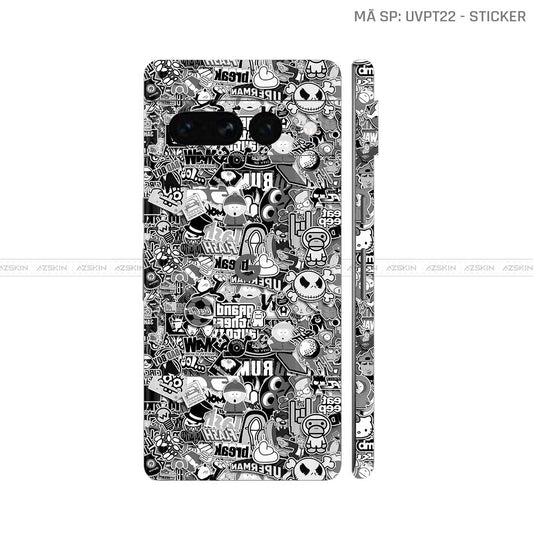 Dán Skin Google Pixel 7 Series Vân Sticker 02 | UVPT22