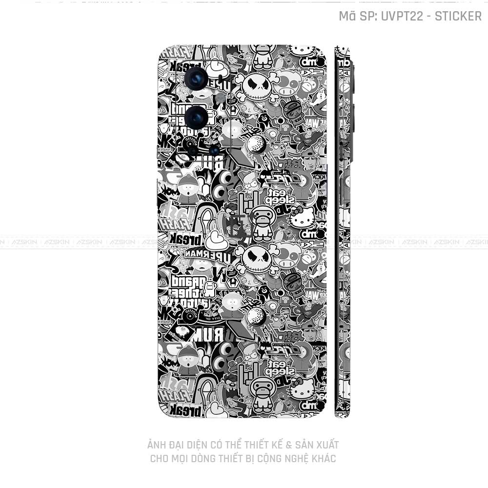 Dán Skin Oneplus 8/9 Series Vân Sticker 02 | UVPT22