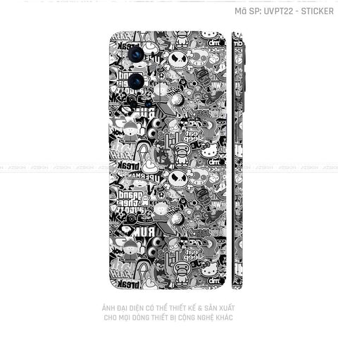 Dán Skin Oneplus 8/9 Series Vân Sticker 02 | UVPT22