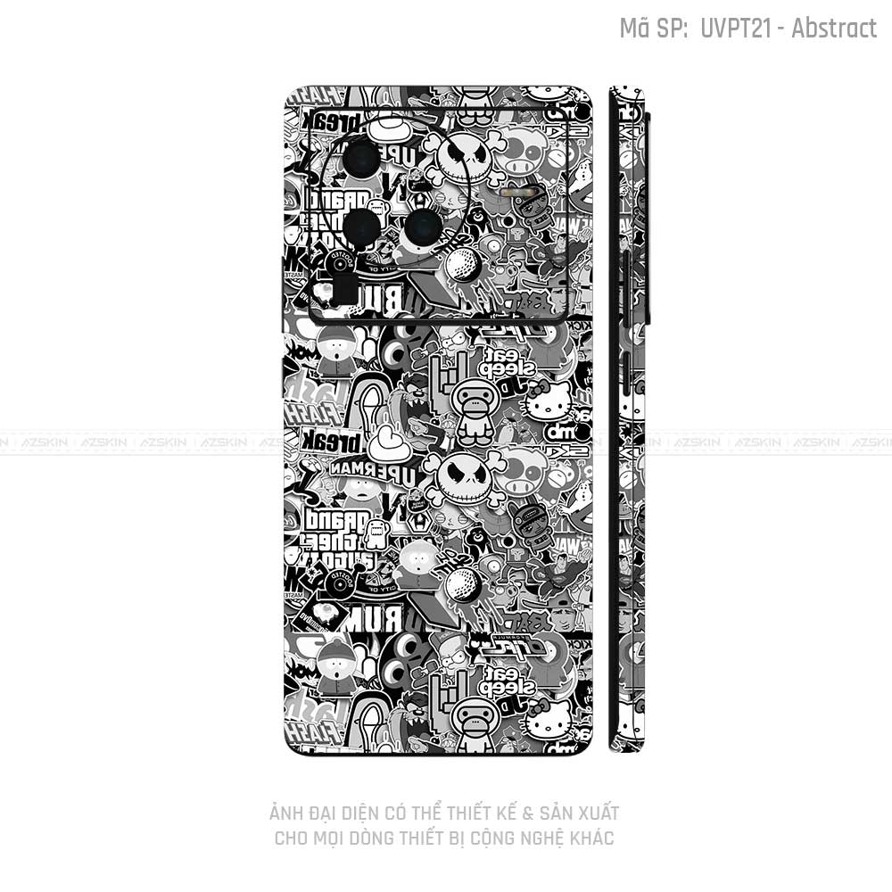 Dán Skin Vivo X Series Vân Sticker 02 | UVPT22