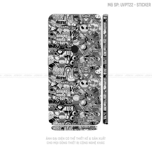 Miếng Dán Skin Điện Thoại OPPO F Series Vân Sticker 02 | UVPT22