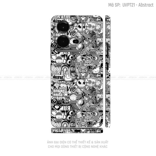 Dán Skin Vivo V Series Vân Sticker 02 | UVPT22