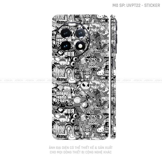 Dán Skin Oneplus 11 Series Vân Sticker 02 | UVPT22