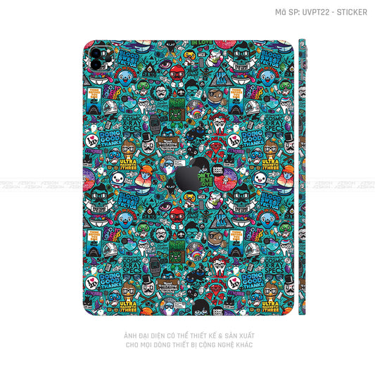 Dán Skin IPad Air Series Vân Sticker 03 | UVPT22