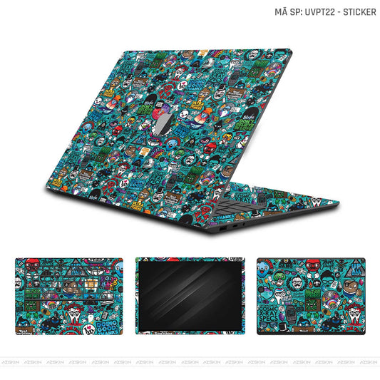 Dán Skin Macbook Vân Nổi Sticker 03 | UVPT22