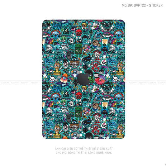 Dán Skin IPad Gen Series Vân Sticker 03 | UVPT22