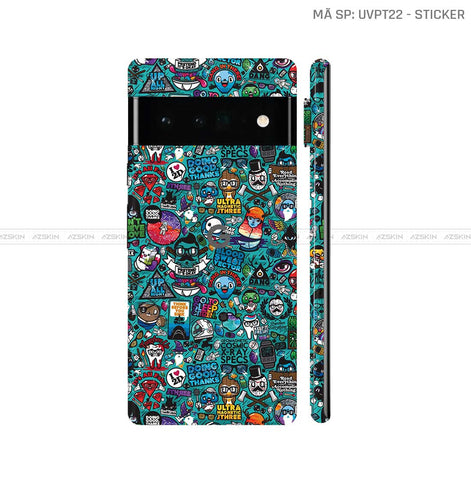 Dán Skin Google Pixel 6 Series Vân Sticker 03 | UVPT22