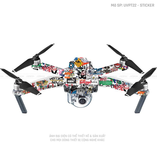 Dán Skin Flycam Vân Nổi Sticker 04 | UVPT22