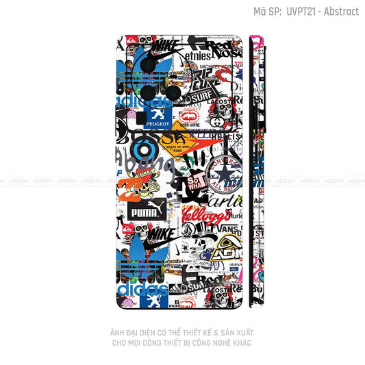 Dán Skin Vivo X Series Vân Sticker 04 | UVPT22