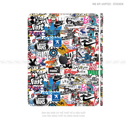 Dán Skin IPad Air Series Vân Sticker 04 | UVPT22