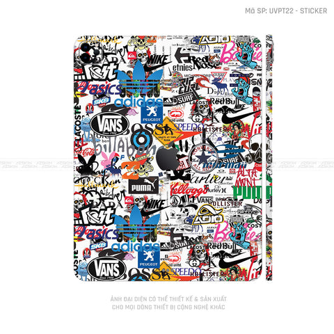 Dán Skin IPad Pro Series Vân Nổi Sticker 04