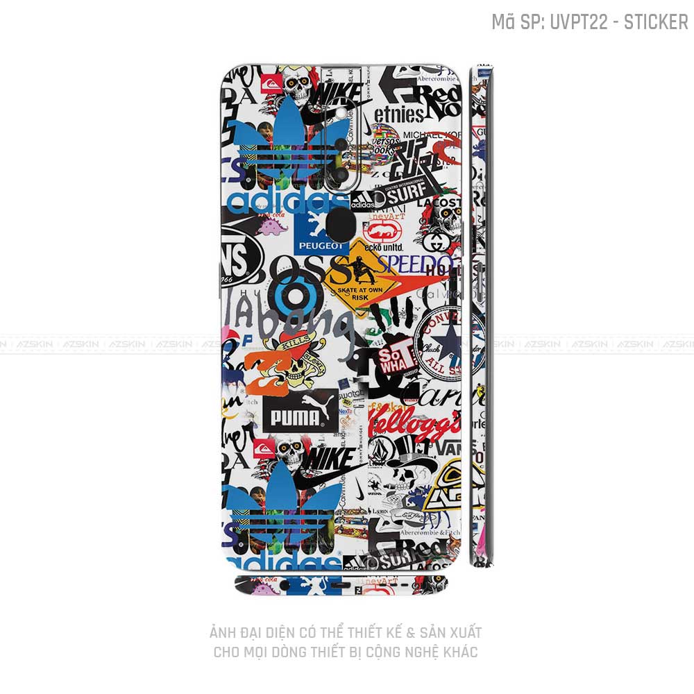 Miếng Dán Skin Điện Thoại OPPO F Series Vân Sticker 04 | UVPT22