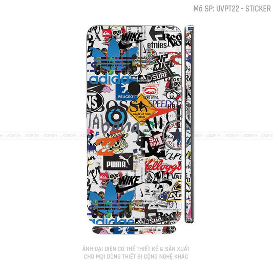 Miếng Dán Skin Điện Thoại OPPO F Series Vân Sticker 04 | UVPT22