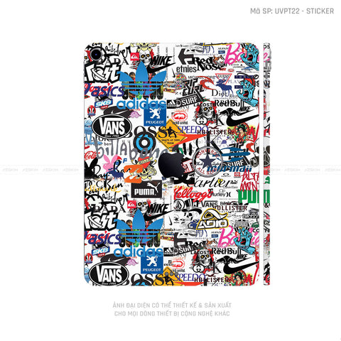 Dán Skin IPad Mini Series Vân Sticker 04 | UVPT22