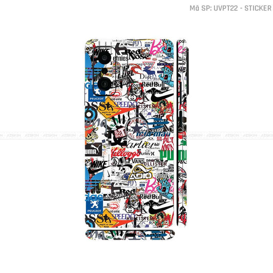 Dán Skin Xiaomi 11 Series Vân Nổi Sticker 04 | UVPT22