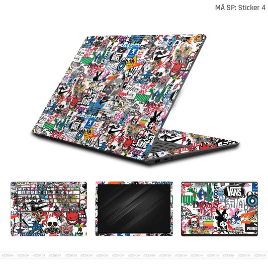Dán Skin Laptop HP Vân Nổi Sticker 04 | UVPT22