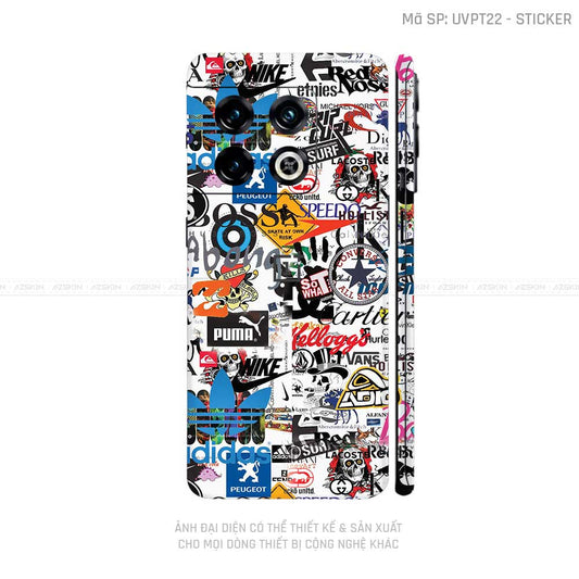 Dán Skin Oneplus 10 Series Vân Sticker 04 | UVPT22