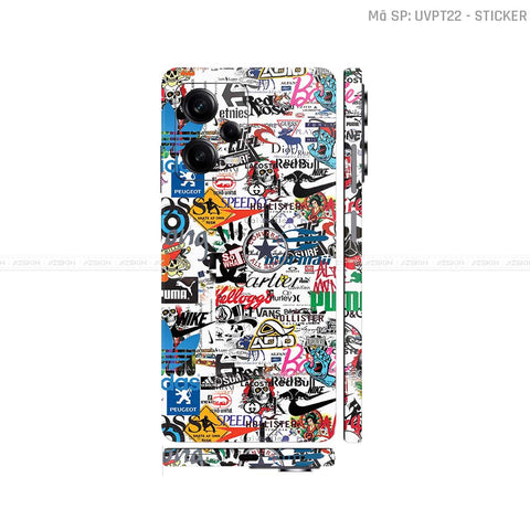 Dán Skin Xiaomi Redmi Note 12 Series Vân Nổi Sticker 04 | UVPT22