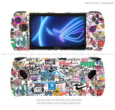 Dán Skin Máy Chơi Game Asus ROG Vân Sticker 04 | UVPT22