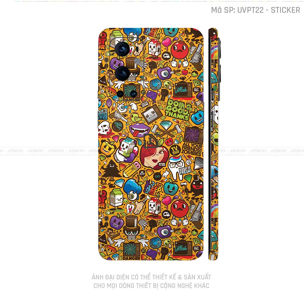 Dán Skin Oneplus 8/9 Series Vân Sticker 05 | UVPT22