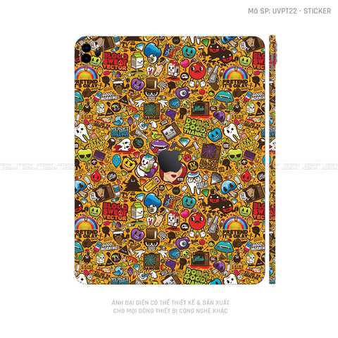 Dán Skin IPad Pro Series Vân Nổi Sticker 05