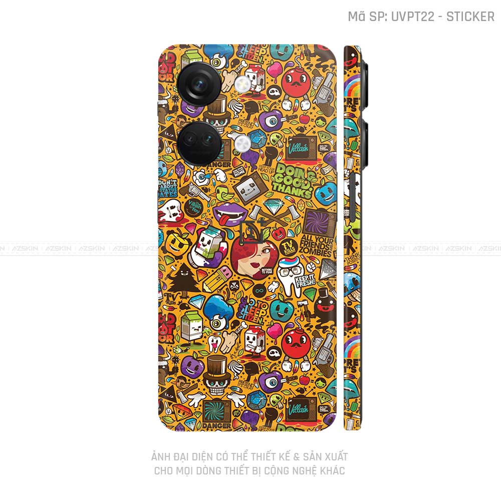 Dán Skin Oneplus Nord Series Vân Sticker 05 | UVPT22