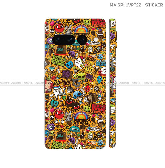 Dán Skin Google Pixel 7 Series Vân Sticker 05 | UVPT22