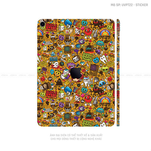 Dán Skin IPad Mini Series Vân Sticker 05 | UVPT22