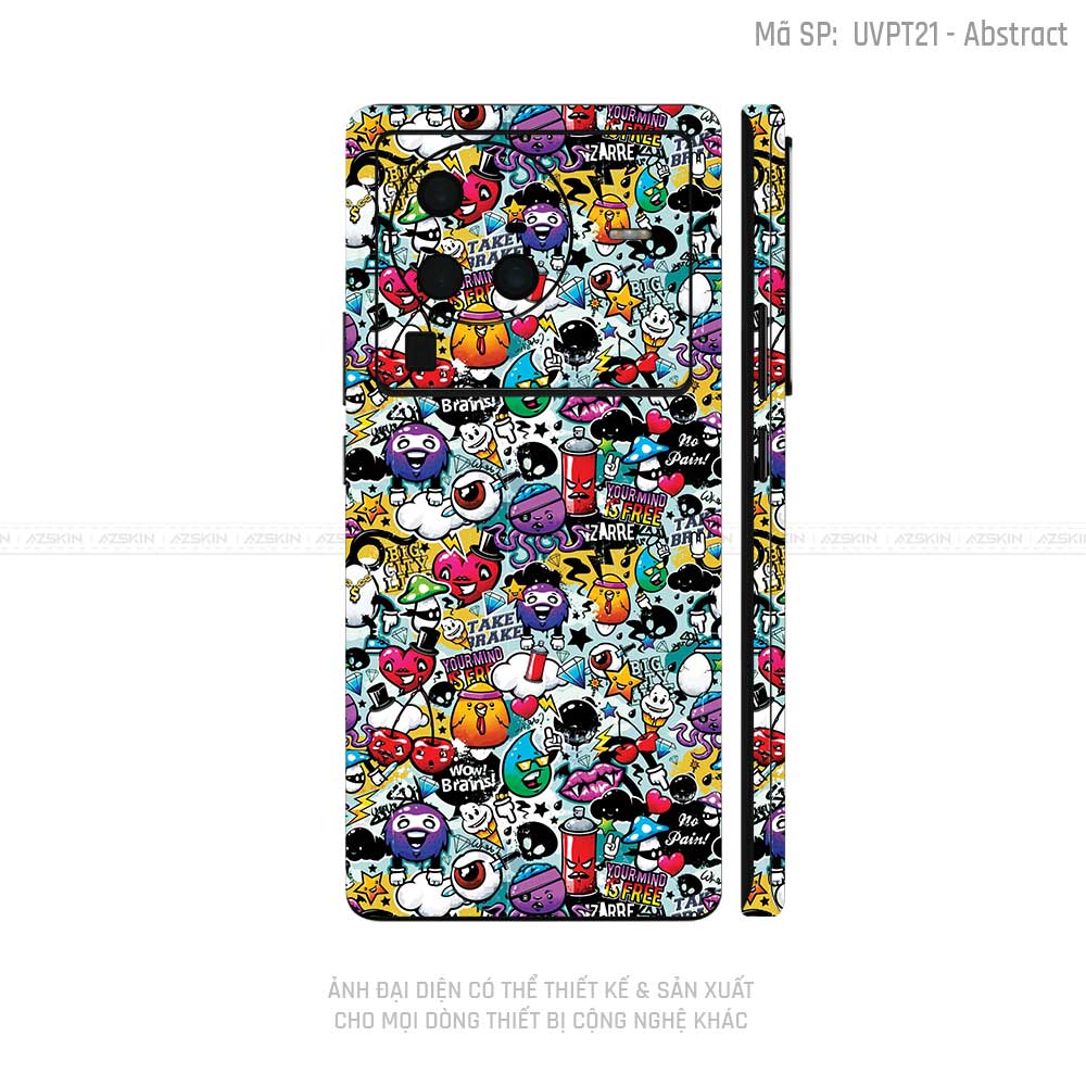 Dán Skin Vivo X Series Vân Sticker 06 | UVPT22