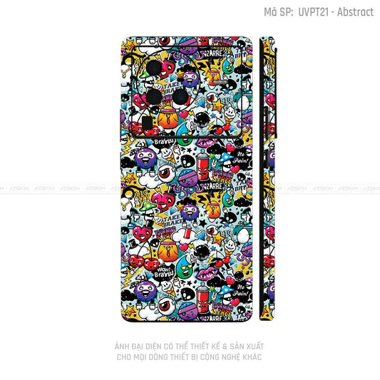 Dán Skin Vivo X Series Vân Sticker 06 | UVPT22