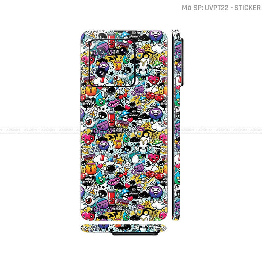 Dán Skin Xiaomi 14 Series Vân Nổi Sticker 06 | UVPT22