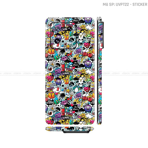 Dán Skin Xiaomi 14 Series Vân Nổi Sticker 06 | UVPT22