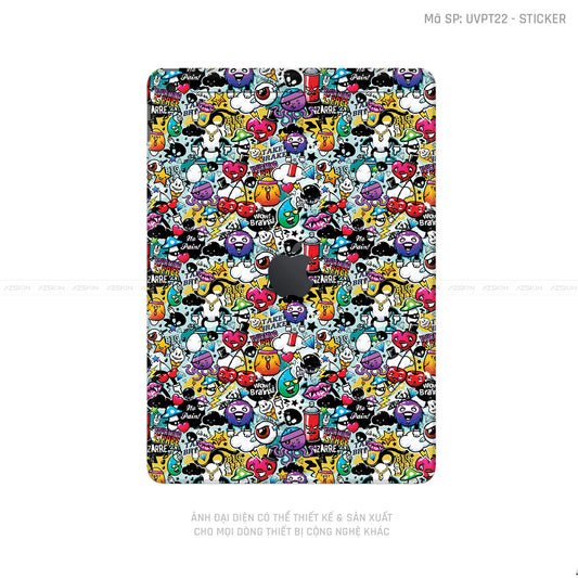 Dán Skin IPad Gen Series Vân Sticker 06 | UVPT22