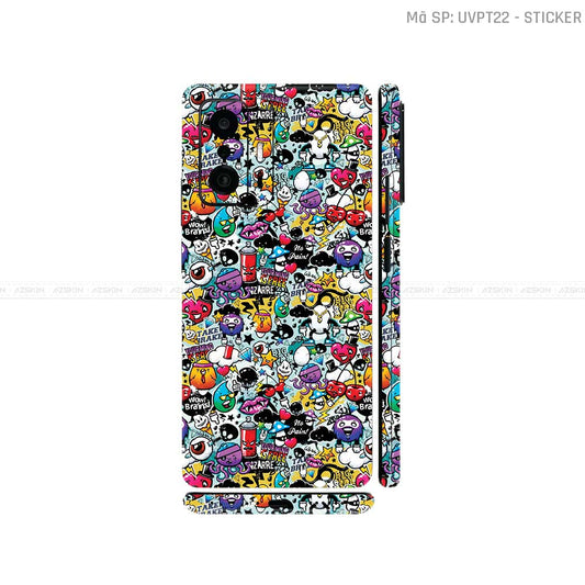 Dán Skin Xiaomi 11 Series Vân Nổi Sticker 06 | UVPT22