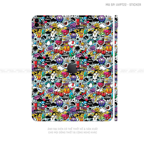Dán Skin IPad Pro Series Vân Nổi Sticker 06