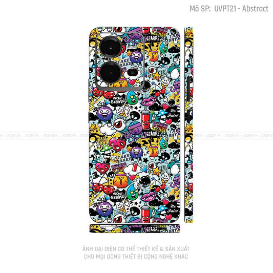 Dán Skin Vivo V Series Vân Sticker 06 | UVPT22